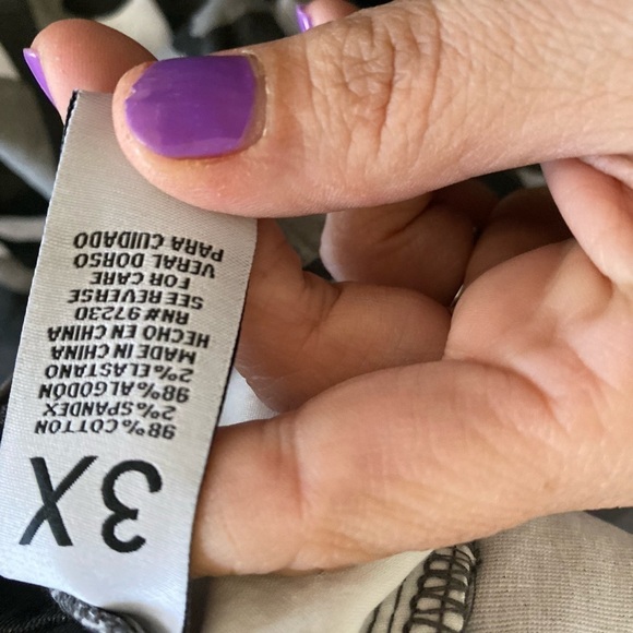 Almost famous Kirko, Bermuda, black, white gray, camo 3X men’s - Picture 6 of 6